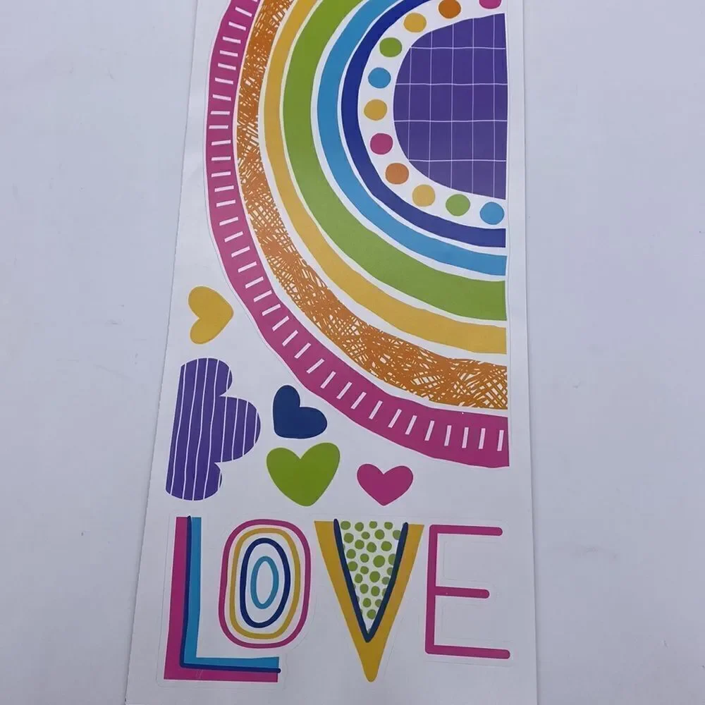 🌈 Main Street Wall Creations Removeable LOVE Jumbo Stickers 🌈✨💥